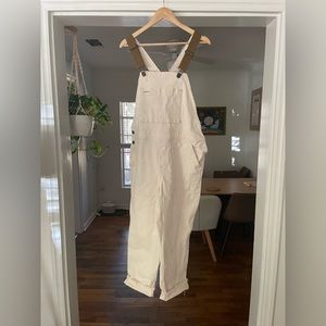 REI women’s canvas overalls